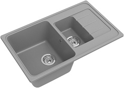 Ewigstein Мойка кухонная Elegant 60KF серый металлик – фотография-1